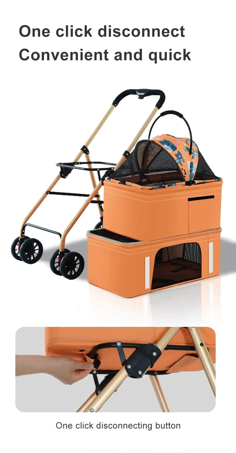 Double Pet Stroller Double Pet Stroller
