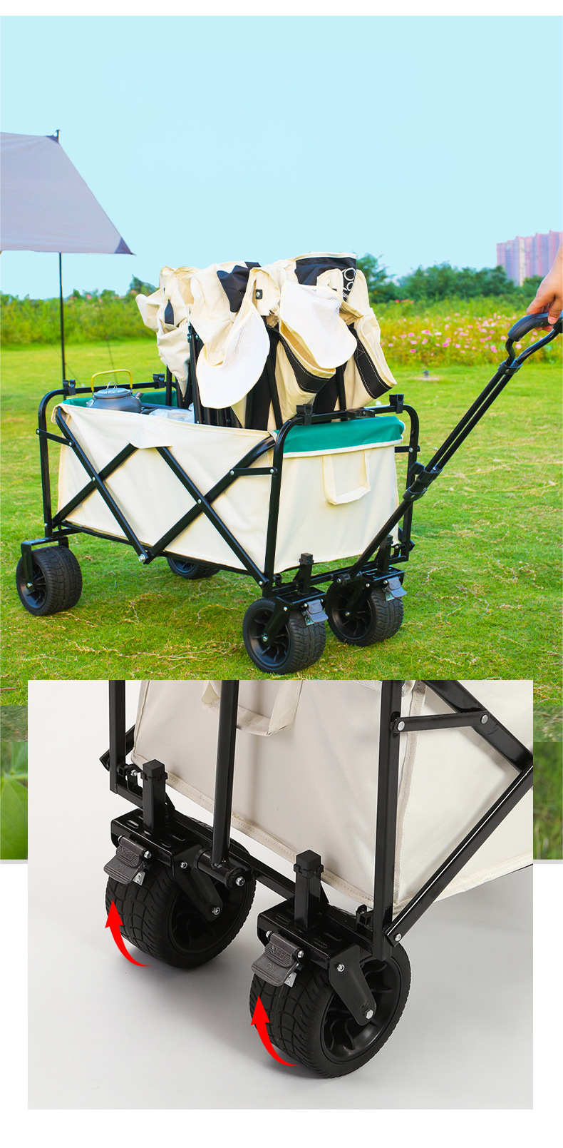 Camping Folding Trailer Trolley 300 Camping Car Camping Folding Trailer Trolley 300 Camping Car