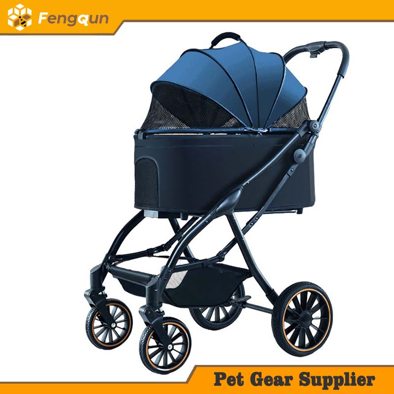 Pet Strollers with Storage Make Outdoor Pet Walking Easy and Convenient