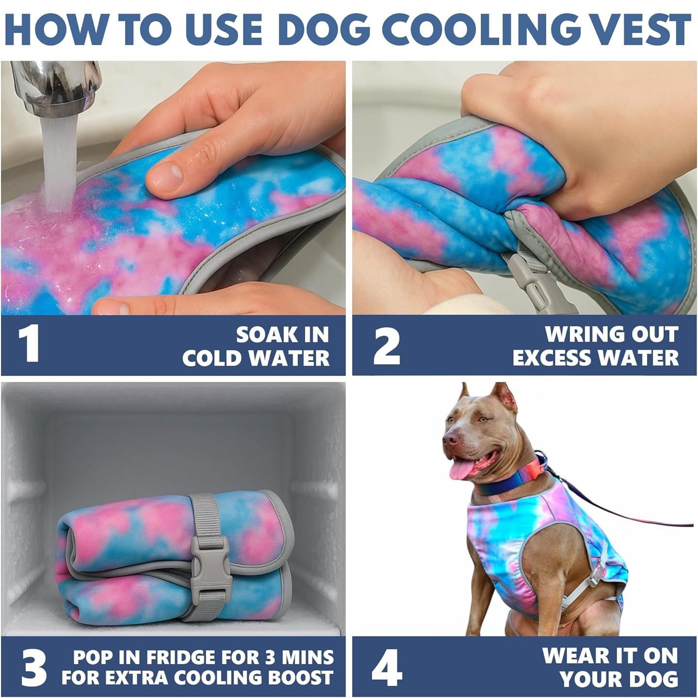 Evaporative Cooling Dog Vest Evaporative Cooling Dog Vest